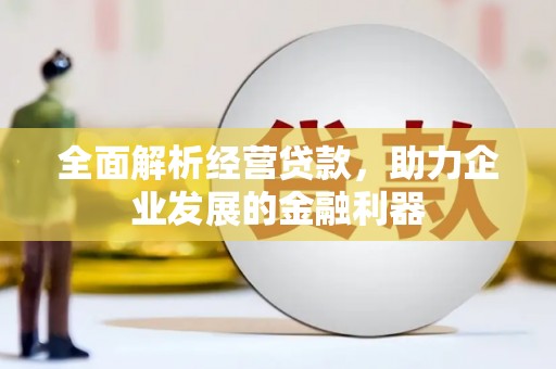 琼结全面解析经营贷款，助力企业发展的金融利器
