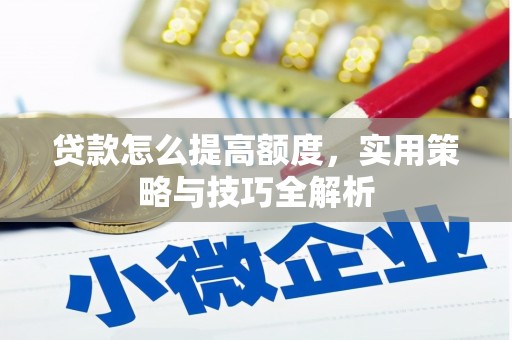 新园贷款怎么提高额度，实用策略与技巧全解析