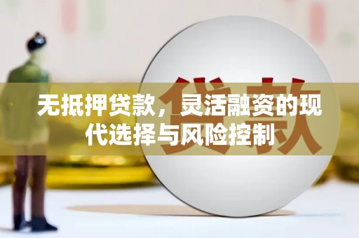 五河无抵押贷款，灵活融资的现代选择与风险控制