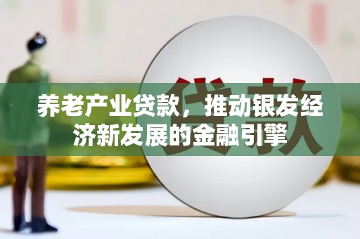 定结养老产业贷款，推动银发经济新发展的金融引擎