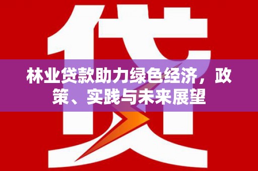 绥化林业贷款助力绿色经济，政策、实践与未来展望