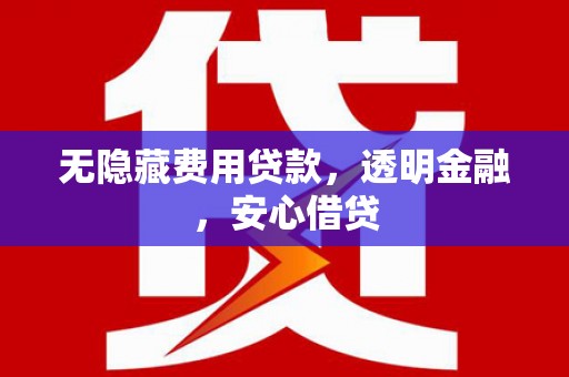 卢龙无隐藏费用贷款，透明金融，安心借贷