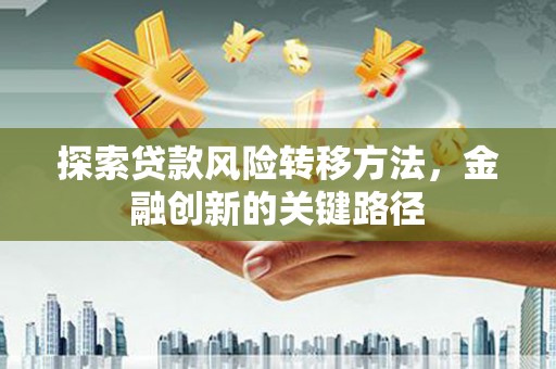 文安探索贷款风险转移方法，金融创新的关键路径