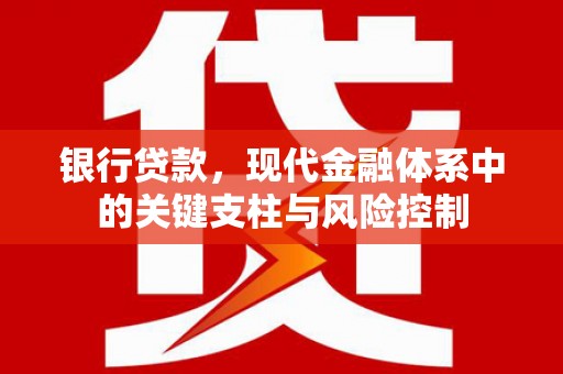 开福银行贷款，现代金融体系中的关键支柱与风险控制