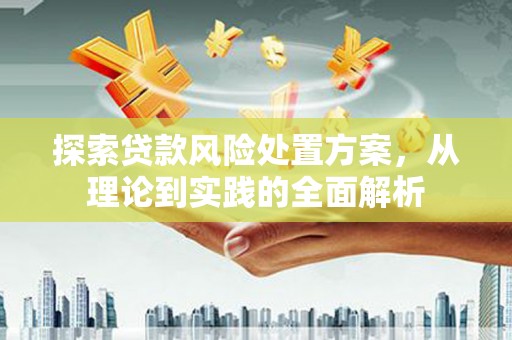 端州探索贷款风险处置方案，从理论到实践的全面解析