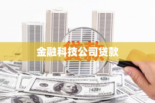 米东金融科技公司贷款