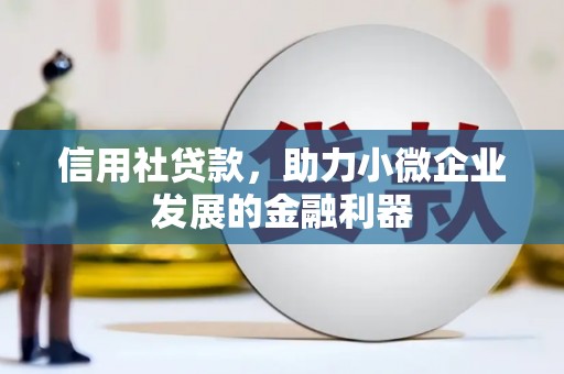 红星信用社贷款，助力小微企业发展的金融利器