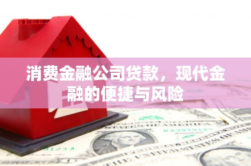 佳县消费金融公司贷款，现代金融的便捷与风险