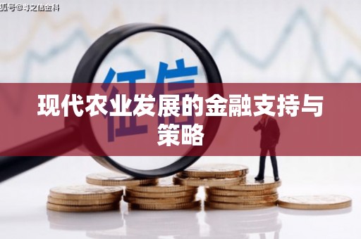 南宫现代农业发展的金融支持与策略