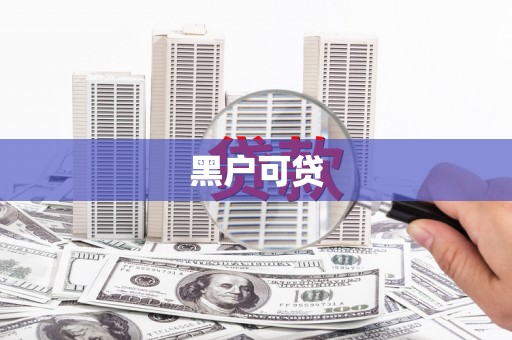 镜湖黑户可贷